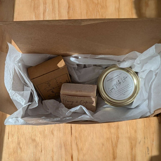 Wholesome Body Care Gift Box | Goat Milk Soaps & Lotion