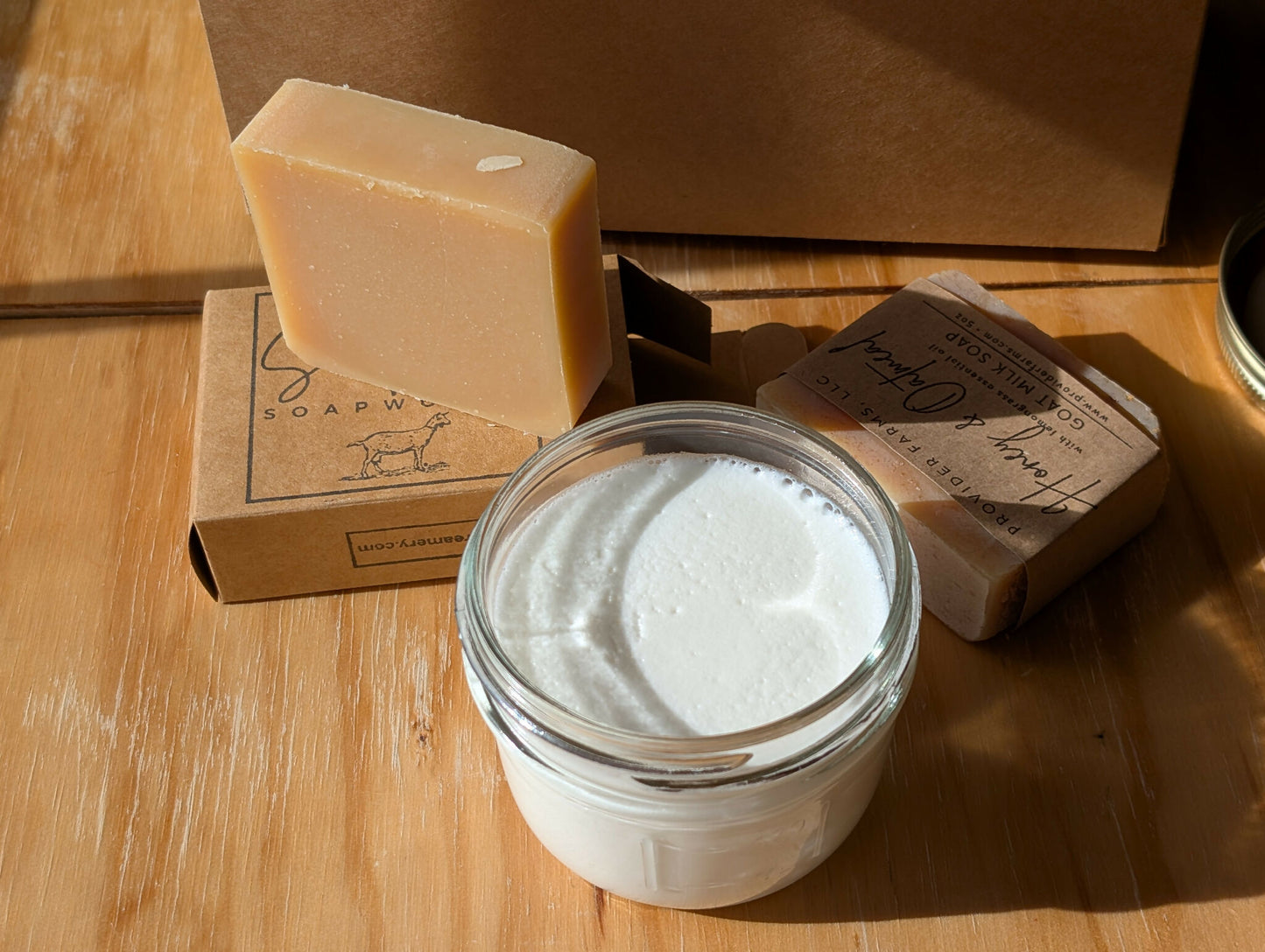 Wholesome Body Care Gift Box | Goat Milk Soaps & Lotion