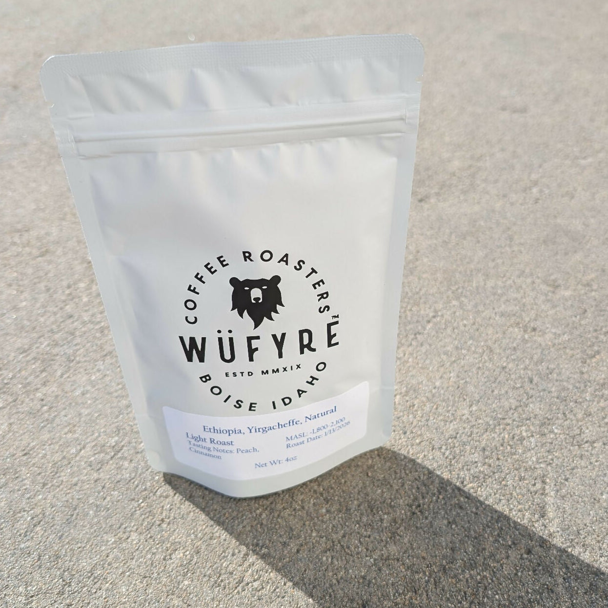 Light Roast 4oz | Ethiopia Yirgacheffe by Wufyre Coffee Roasters