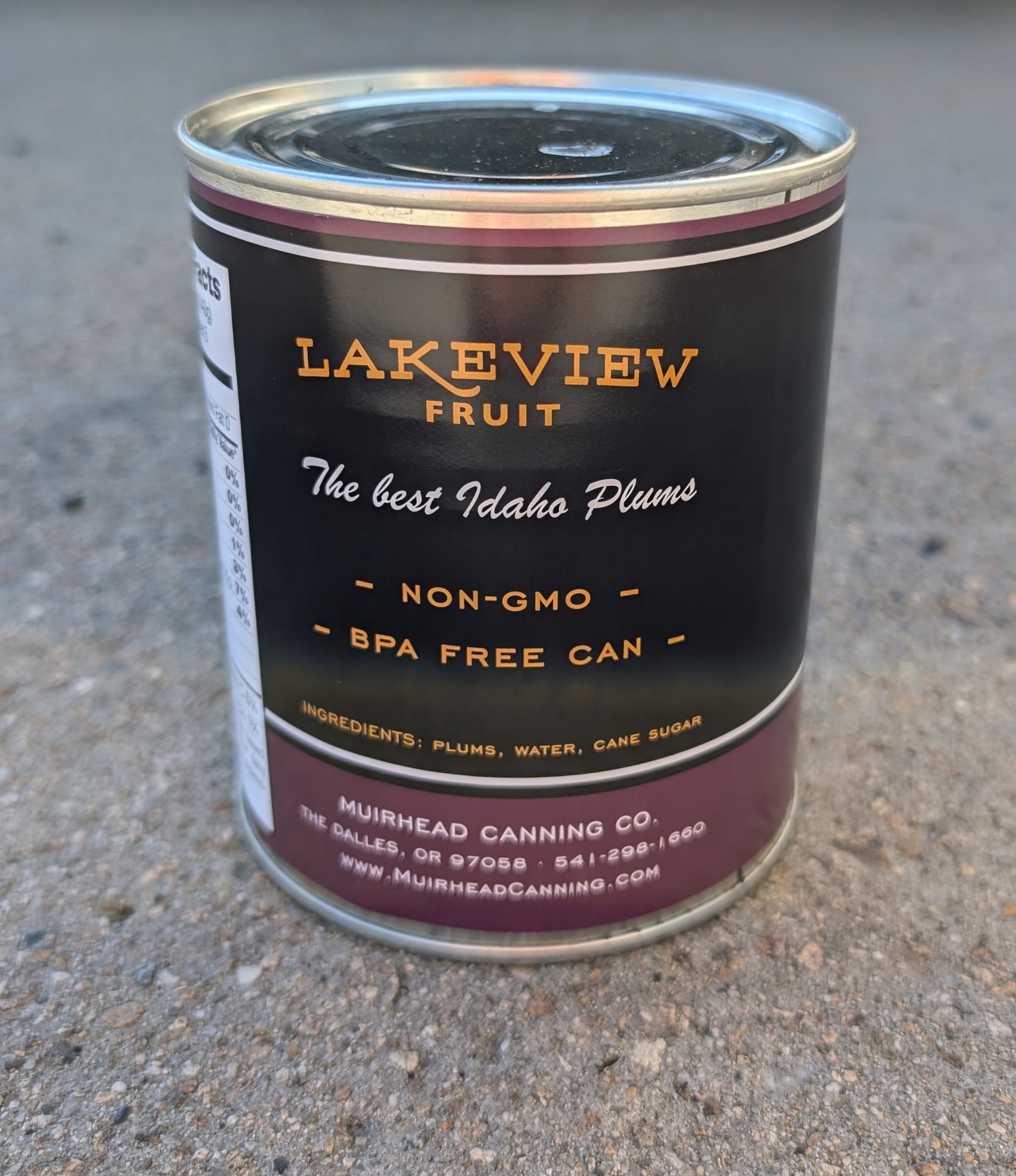 Canned Idaho Plums