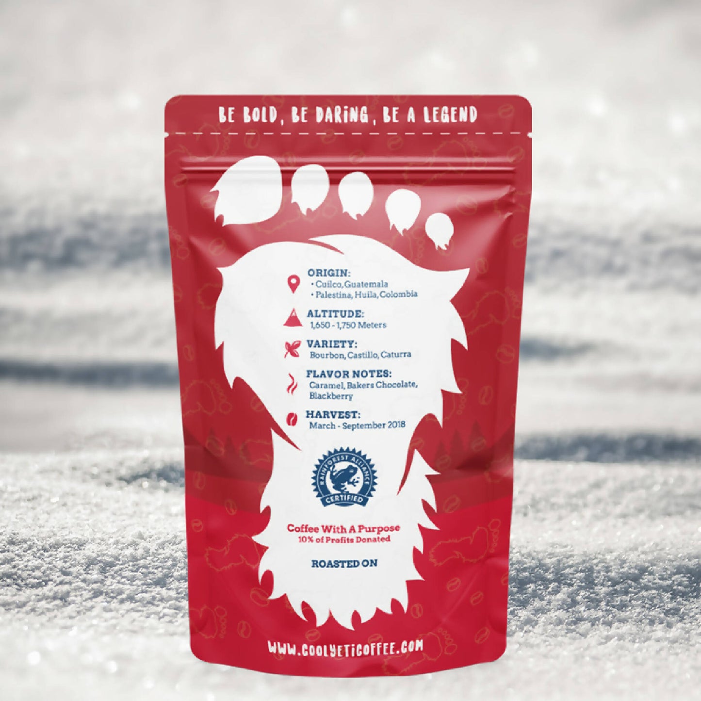 Cool Yeti Coffee | 1lb Organic Medium Roast