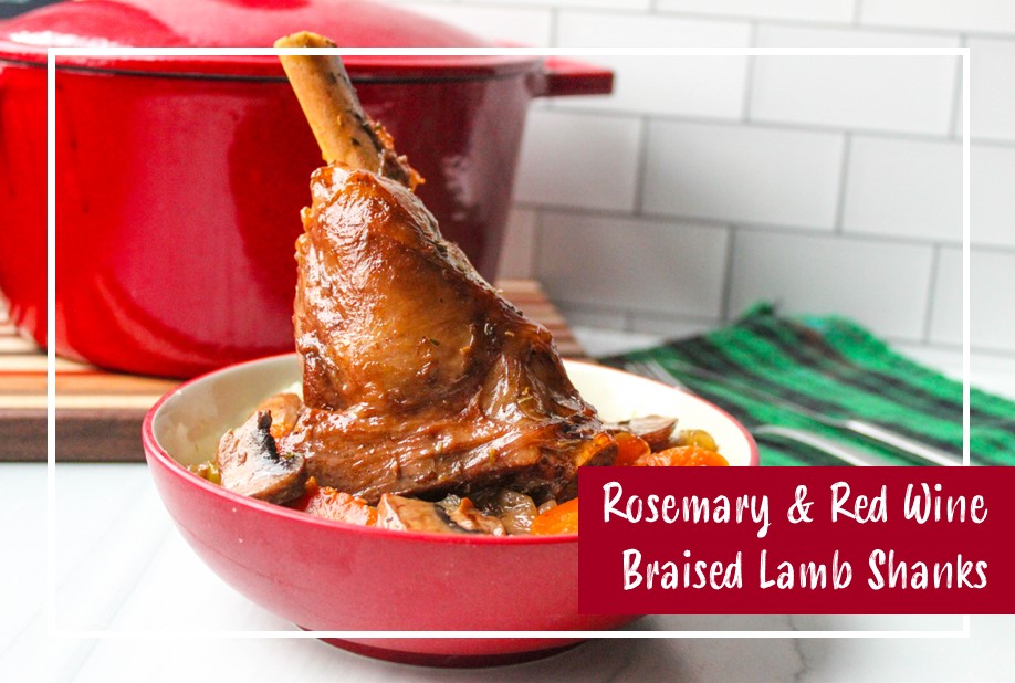 Rosemary & Red Wine Braised Lamb Shanks