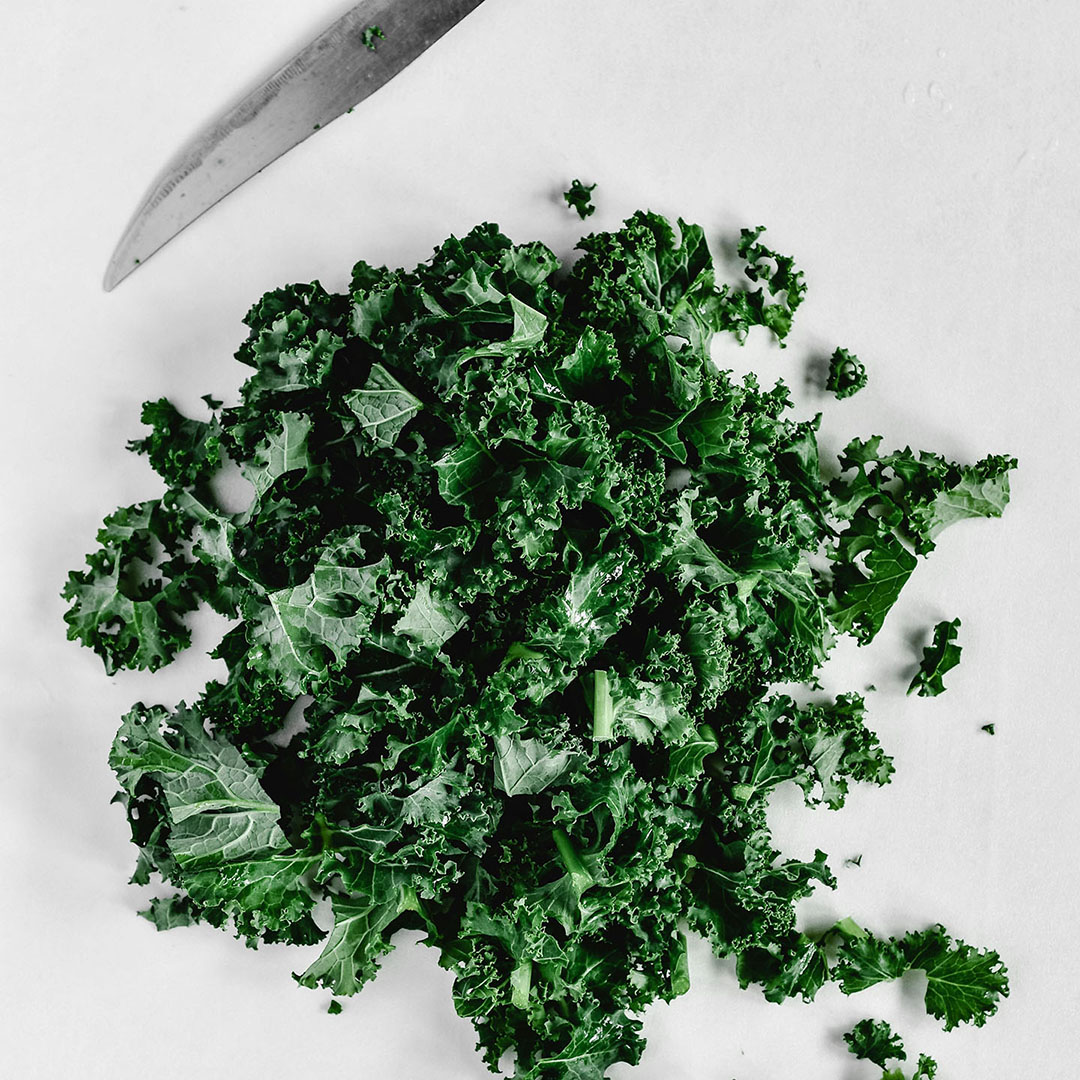 chopped kale