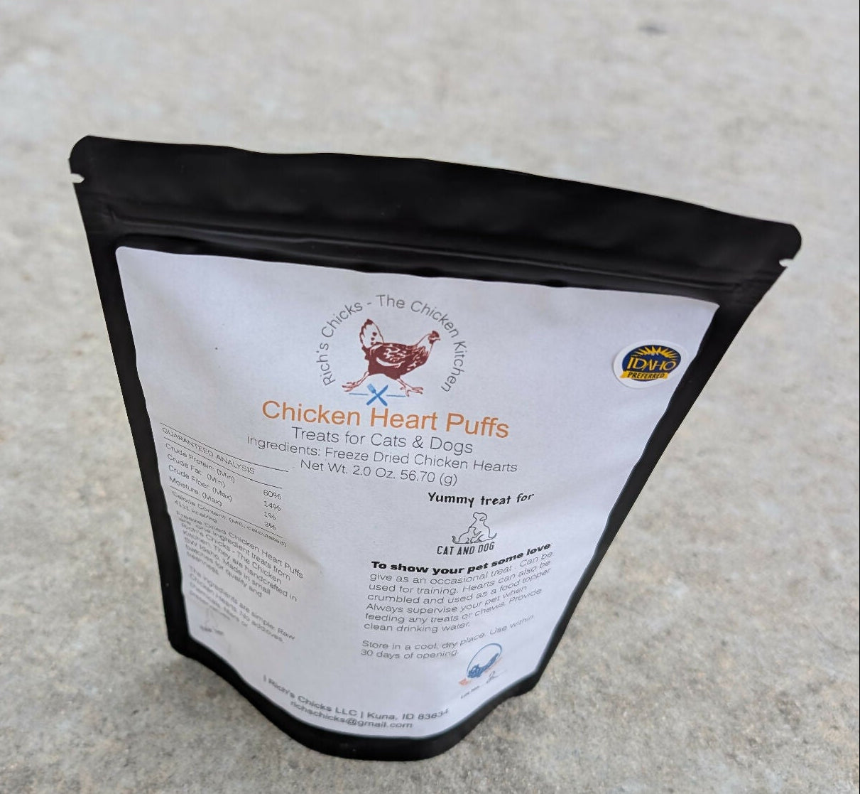 Chicken Heart Puffs | Freeze-Dried Pet Treats