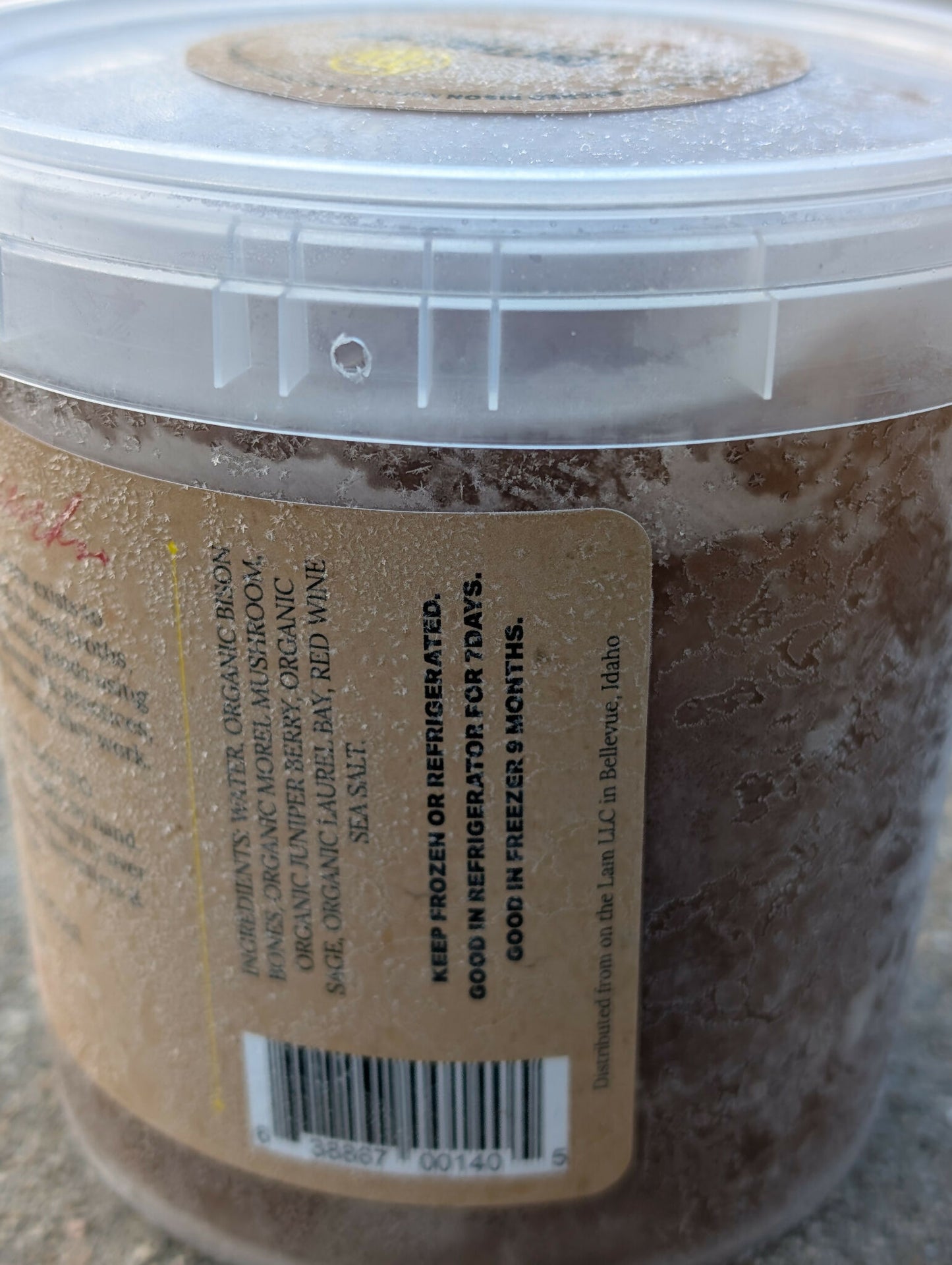 Bison Bone Broth Grass-Fed Organic | On the Lam