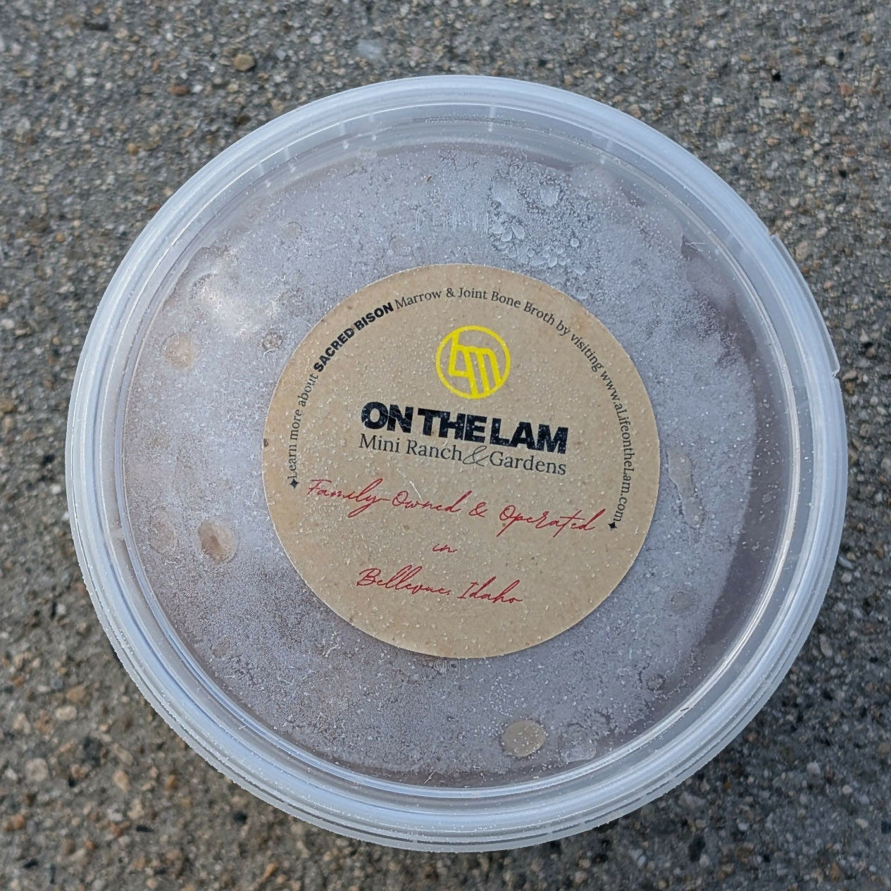 Bison Bone Broth Grass-Fed Organic | On the Lam