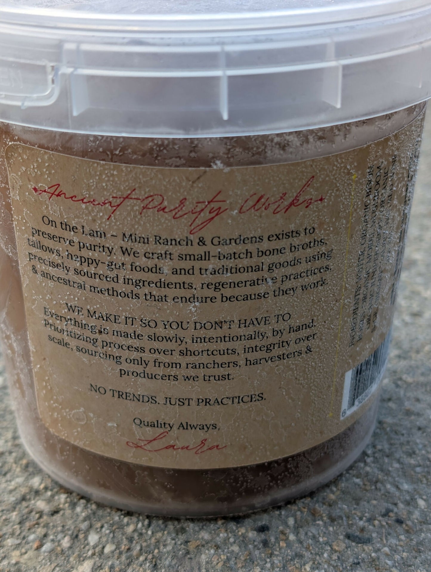 Bison Bone Broth Grass-Fed Organic | On the Lam