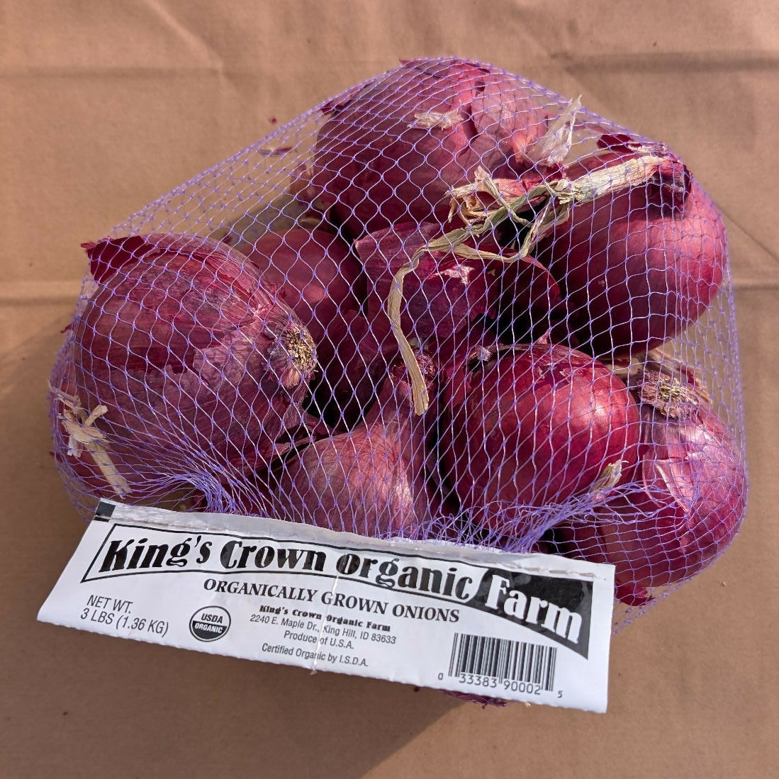 Red Onions | King's Crown Organic Farm