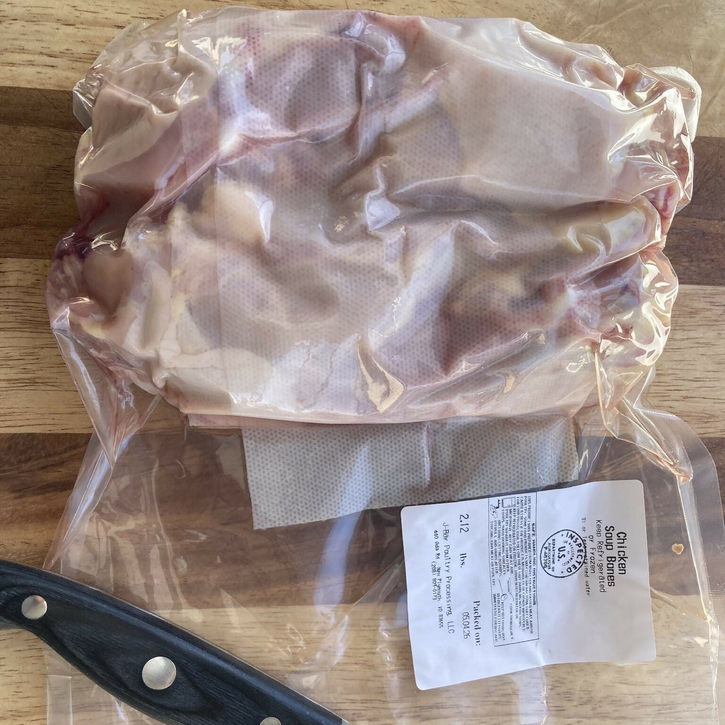 Chicken Backs Soup Bones Pasture-Raised | Raw Life Farms