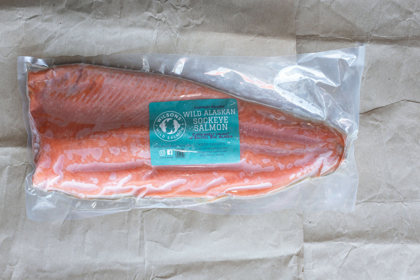 Sockeye Salmon Full Fillets