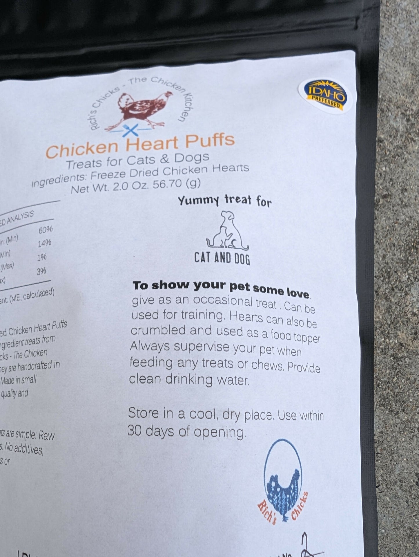 Chicken Heart Puffs | Freeze-Dried Pet Treats