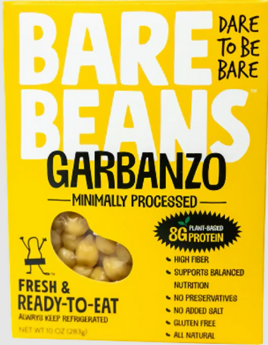 Cooked Garbanzo Beans | Bare Beans 6-Pack