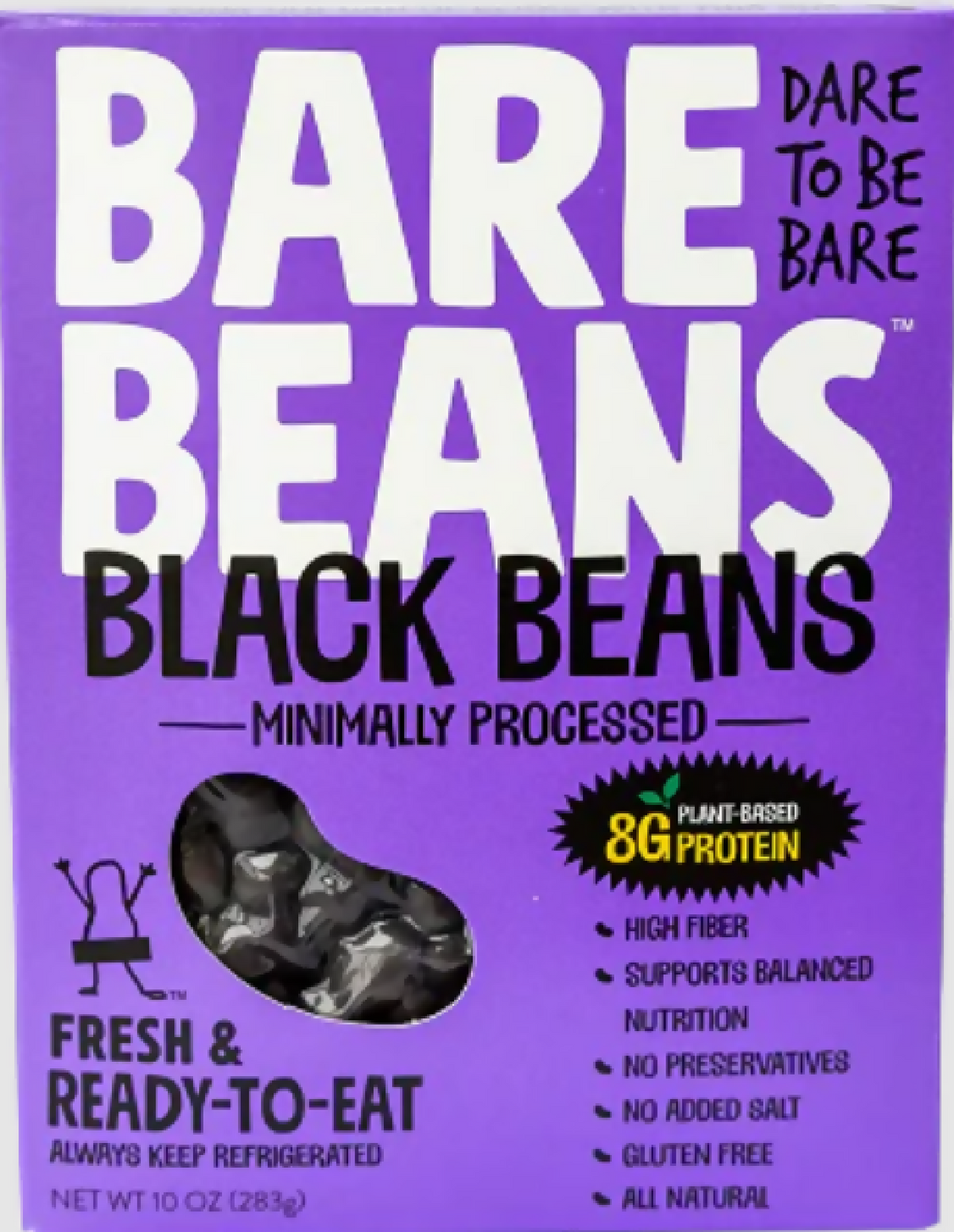 Cooked Black Beans | Bare Beans 6-Pack