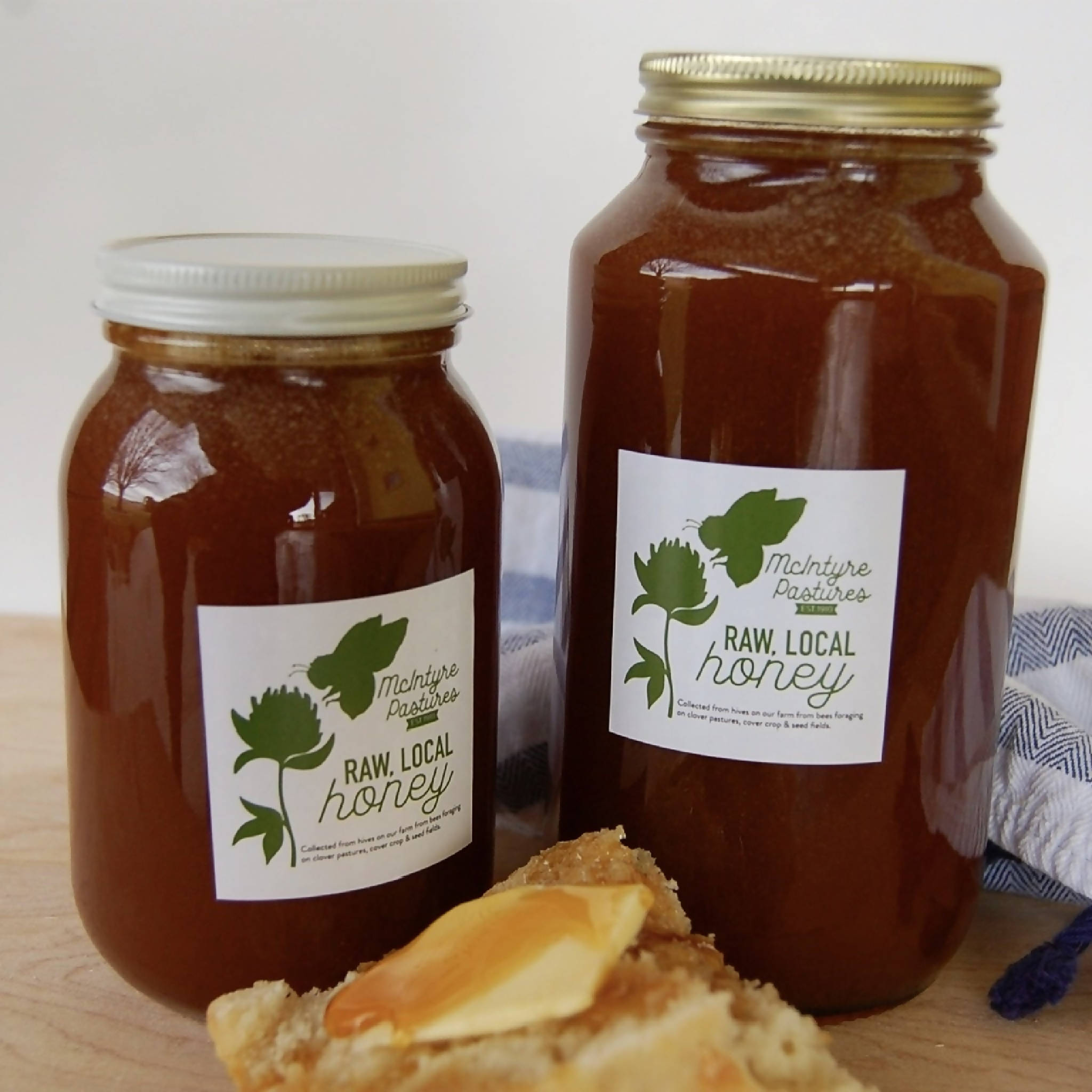 raw honey from McIntyre Pastures