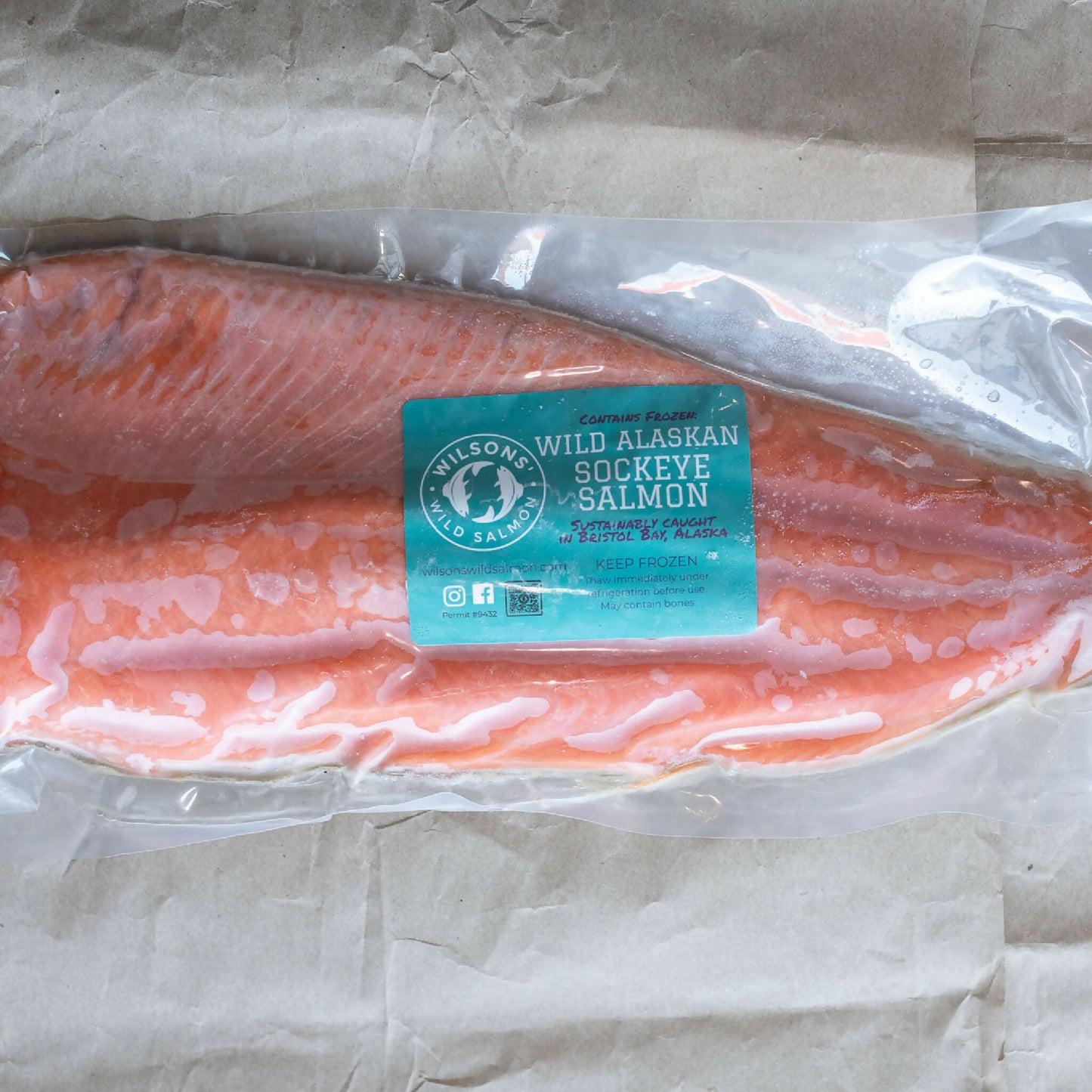 Sockeye Salmon Full Fillets