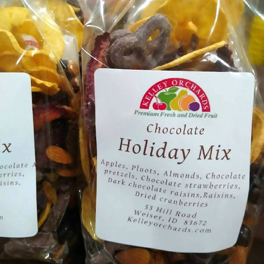Chocolate Holiday Dried Fruit Mix