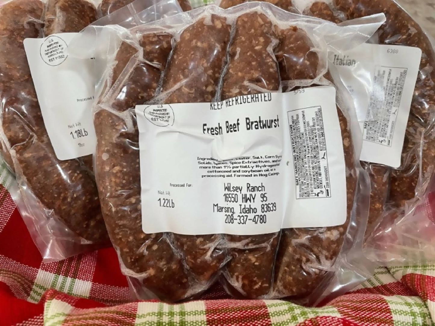 Bratwurst Sausage | Grass-Fed and Finished Wagyu