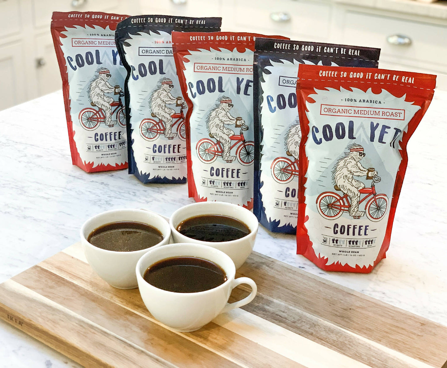 Cool Yeti Coffee | 1lb Organic Medium Roast