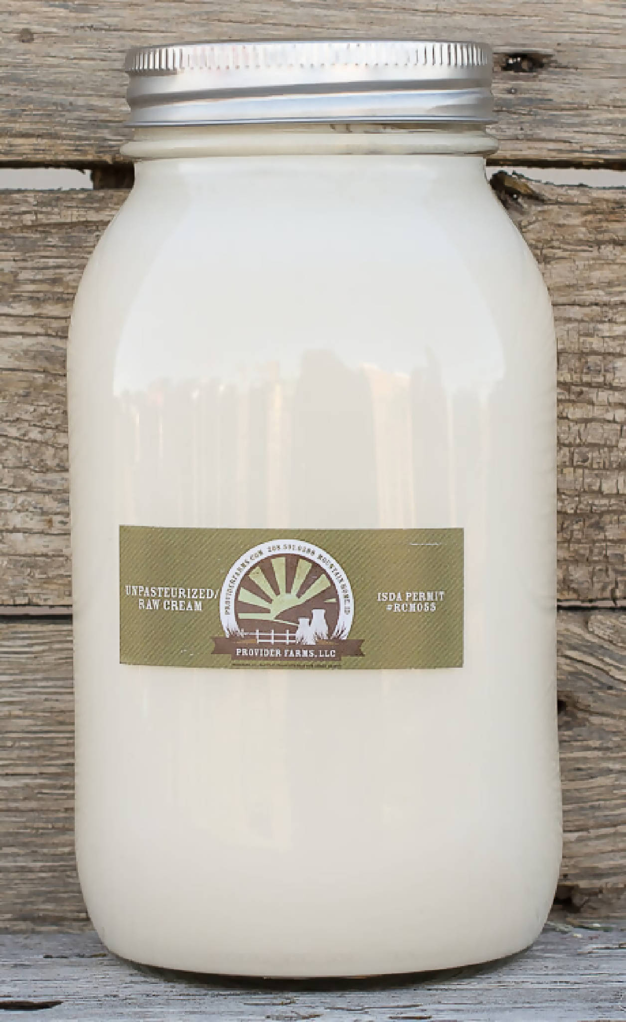 Raw Cultured Cream Quart | Grass-Fed Jersey Cows Unpasteurized
