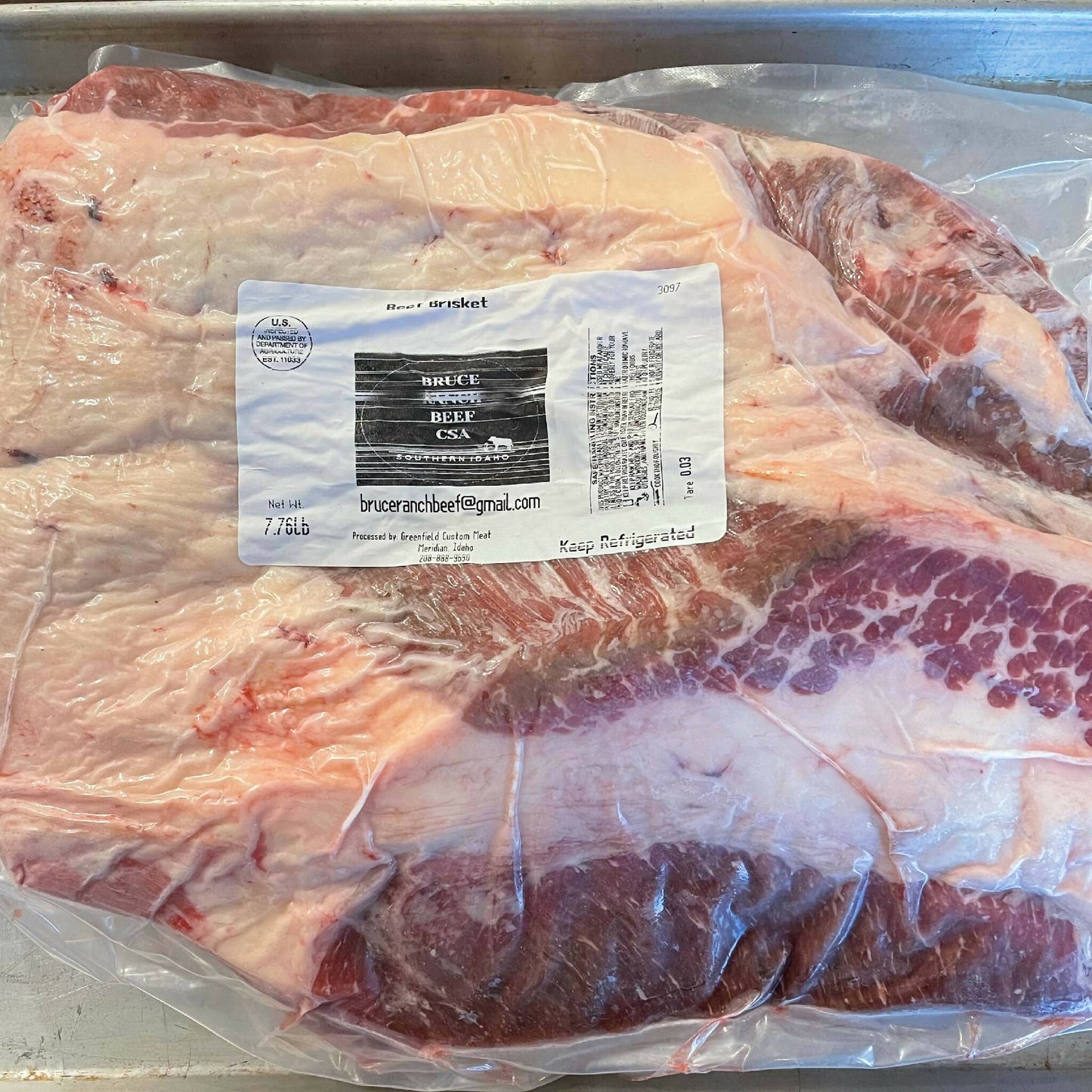 Brisket | Grassfed GRAIN Finished Angus | 5 LBS